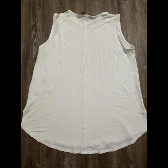 Eileen Fisher White Basic Quiet Luxury Designer Oversized Stretchy Tank XXS - Picture 10 of 10